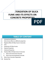 Characterization of Silica Fume and Its Effects On Concrete Properties