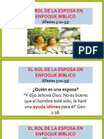 El Rol de La Esposa en El Enfoque Biblico