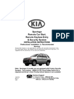 Kia Sportage Remote Start