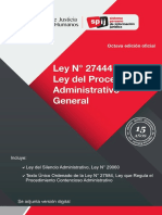 Ley 27444 Actualizada PDF