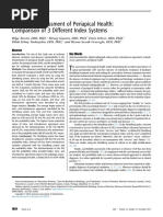 Radiologic Assessment of Periapical Health: Comparison of 3 Different Index Systems