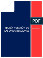 Teoría y Gestión de Las Organizaciones