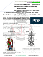 Pulveriser Mill Performance Analysis & Optimisation in Super Critical Thermal Power Plant Using Imported Coal