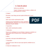 Processo de Fabricação de Açúcar e Álcool