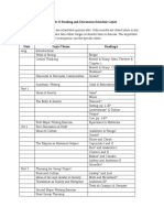 English 13 Reading and Discussion Schedule Guide Revised August 5 2019