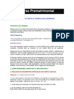 Curso Prematrimonial