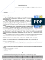 Ficha de Avaliação 1 - Geografia 8º Ano