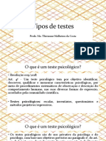 Aula 1 - Tipos de Testes