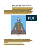 Concept of Prana Vayu & Shat Chakras in Marma Chikitsa (मममम मममममममम)