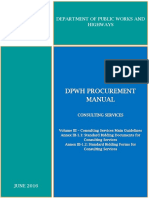 DPWH Procurement Manual - Volume III