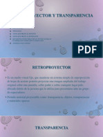 Retroproyector y Transparencia 