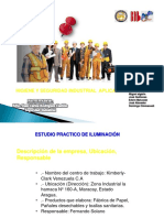 HIGIENE Y SEGURIDAD INDUSTRIAL APLICADA Caso Practico ILUMINACION