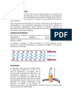 Fuerzas de Cohesión