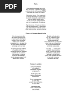 Poemas A La Patria de Guatemala