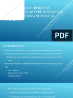 Hydrodynamic Design of Nearshore, Flap Type Wave Surge Converter Using Numerical Methods