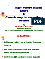 Challenges Before Indian SME's & Consultancy Interventions Needed