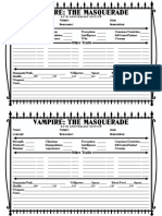 Vampire: The Masquerade: Name: Concept: Nature: Demeanor: Clan: Generation