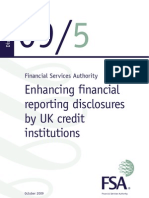 Enhancing Financial Reporting Disclosures by UK Credit Institutions