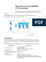 Configure Always On Availability Group in Azure VM Manually