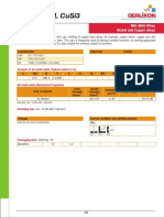 Copperfil Cusi3: MIG-MAG Wires Nickel and Copper Alloys