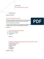 Cuestionario Sobre Ley de Gravitacion