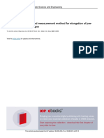 Accurate Calculation and Measurement Method For Elongation of Pre-Stressed Strand of Bridges