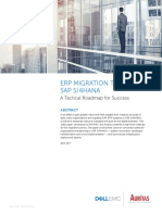 Erp Migration To Sap S/4Hana: A Tactical Roadmap For Success