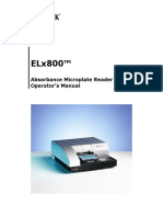 Absorbance Microplate Reader Operator's Manual