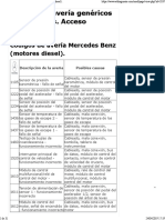 Codigos Averias Mercedes