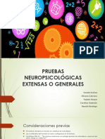 PRUEBAS Neuropsicologicas Extensas