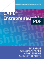 Entrepreneurship Syllabus