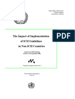 The Impact of Implementation of ICH Guidelines in Non-ICH Countries