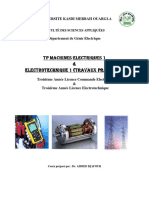 TPMACHINES1 Electrotechnique 1 TP