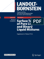 Surface Tension of Pure Liquids and Binary Liquid Mixtures