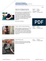 Home Exercise Program: Created by Rick Rafael, DPT, OCS, CSCS Jun 8th, 2019