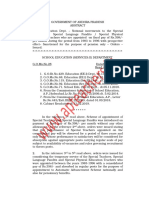 398 Special Teachers Notional Increments G.O.no.28 Dated 01.03.2019