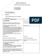 Isabela Colleges, Inc.: Semi-Detailed Lesson Plan in Table Napkin Folding I. Objectives