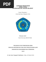 Laporan Praktikum Kimia Fisika Kelarutan Zat Dalam Pelarut: Dosen Pengampu: Fitria Fatichatul Hidayah, M.PD