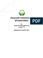 PAGCOR Technical Standards Version 1 0 PDF