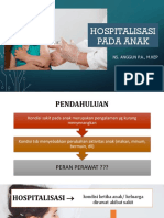 Hospitalisasi, Atraumatic C, Terapi Bermain Pada Anak