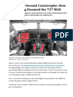 The Four-Second Catastrophe - How Boeing Doomed The 737 MAX - 16AUG - 2019