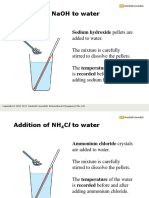 Addition of Naoh To Water: Sodium Hydroxide Pellets Are