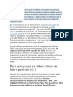 Marco Jurídico de Aspectos Relacionados Con Análisis Financieros