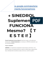 → SINEDROL Suplemento é Confiavel? FUNCIONA? É Bom Mesmo? 【 EU USEI!! 】