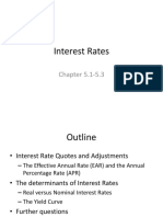 Interest Rates: Chapter 5.1-5.3