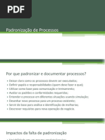 Aula 5 - Padronização de Processos