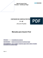 Manual CAP-SAP FI-AP Contador AP - ESW PDF