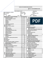 Formato de Check List Mosoc Llacta Camion Ford