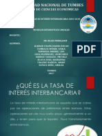 Tasa de Interés Interbancaria 2001 - 2010