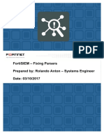 FortiSIEM Parsing Details